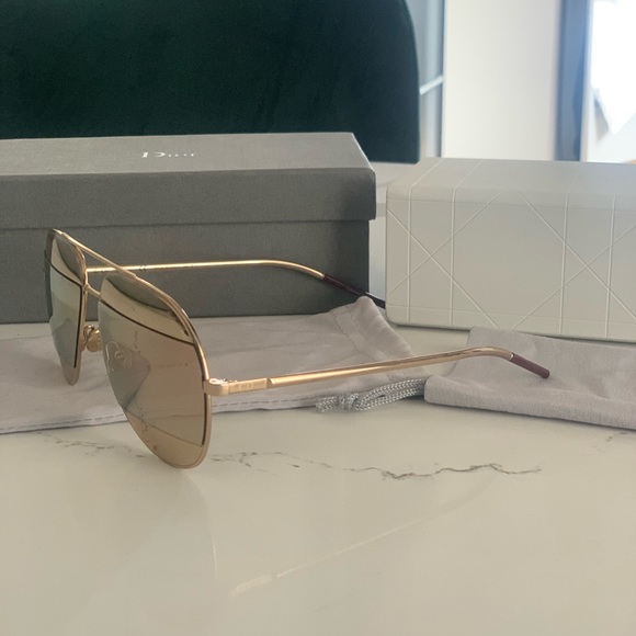 Dior Sunglasses Split - Gold - Picture 4 of 4
